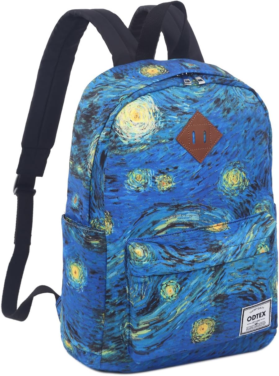 Backpack Fits for 15 inch Laptop and Tablet Van Gogh The Starry Night