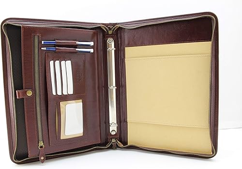 Miniatura 2 de Noda Carpeta portafolio con cremallera, organizador de documentos de currículum de entrevista. Soportes internos para iPadtableta (hasta 10.1