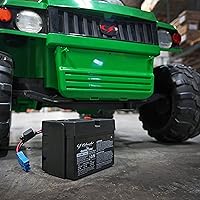 Vista 3 de Schumacher Electric 12V Battery for Ride on Toys - TB4 12V 12 Amp Hours with Replaceable Fuse - Rechargeable 12V Ride On Replacement Battery for Peg