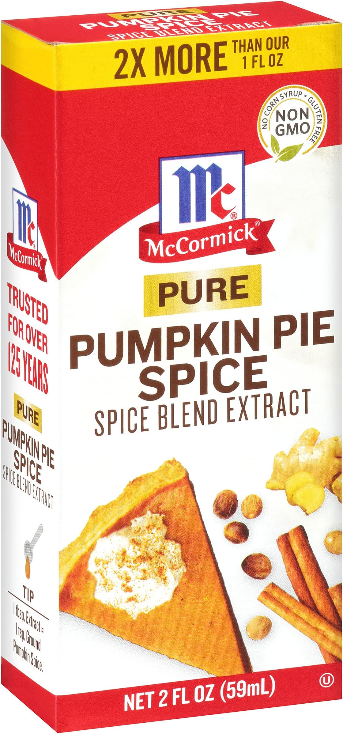 McCormick Pure Pumpkin Pie Spice Blend Extract, 2 fl oz