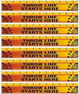 Lewtemi Dart Board Throw Line Floor Sticker PVC Toe Line Marker for Dart Players Game Accessories, 23 x 3.15 Inch