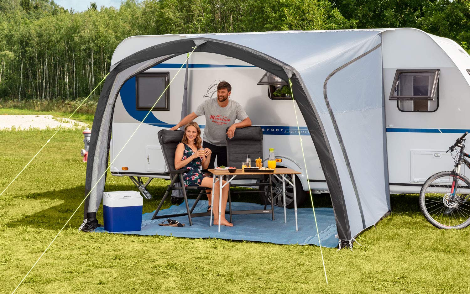 BERGER | Pare-Soleil Gonflable Sombra-L 300x250 | Auvent de Camping | Store pour Camping-Car, Caravane Gonflable | Auvent Gonflable Camping Car | Accessoire Camping Car