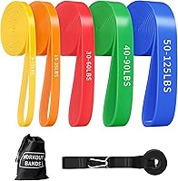 Qultivo Resistance Bands Set - Pull Up Assistance Bands for Men & Women, Home Workouts, Stretching, Physical Therapy & Muscle Building