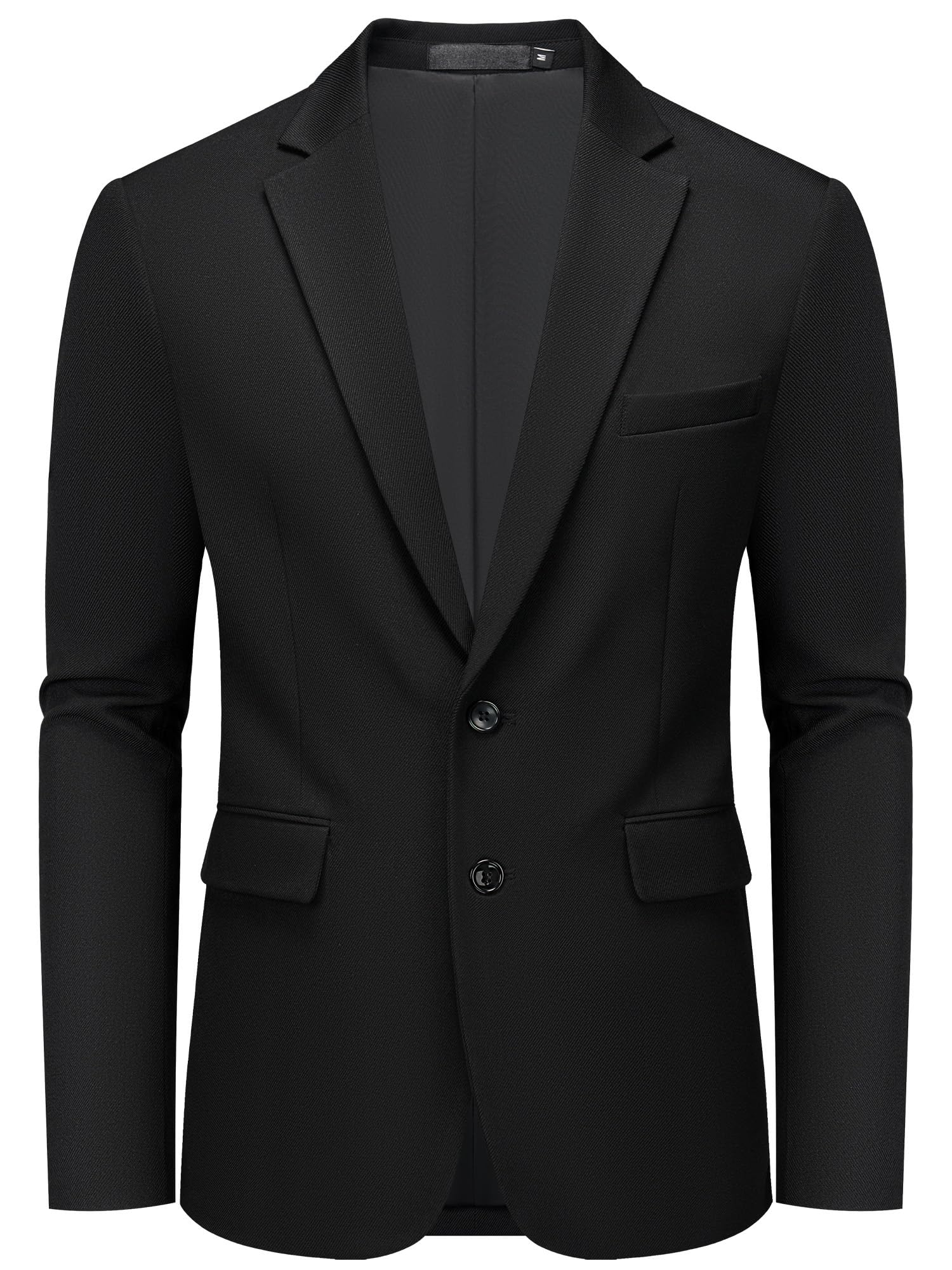 MAGE MALE Men's Casual Two Button Blazer Sport Coats Solid Color Suit Jacket