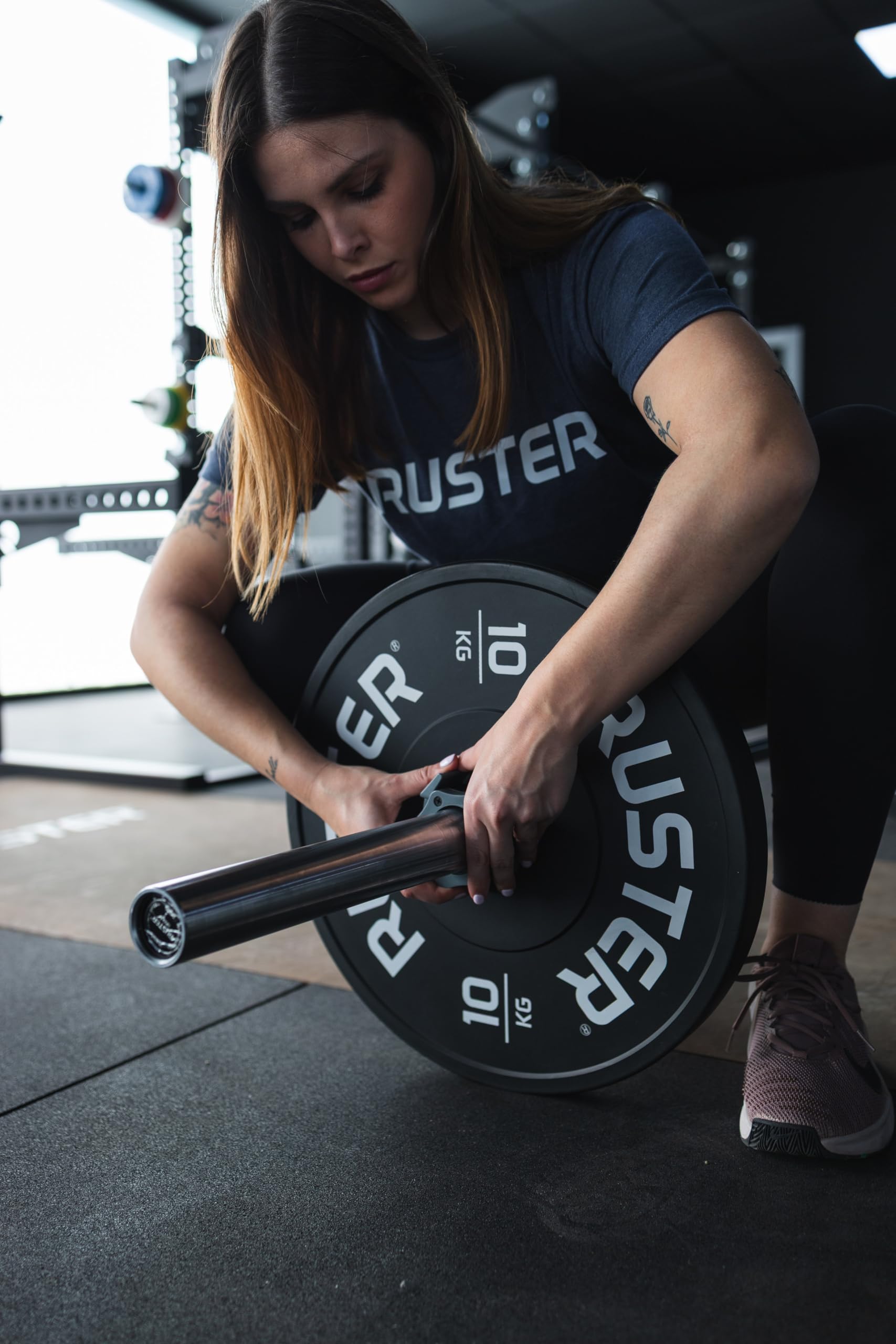 RUSTER Discos Olímpicos Bumper línea HOME - Pesas 5kg 10kg 15kg 20kg 25kg - Discos Pesas para Gym, Gimnasio en Casa, Halterofilia, Crosstraining y Pesos Fitness