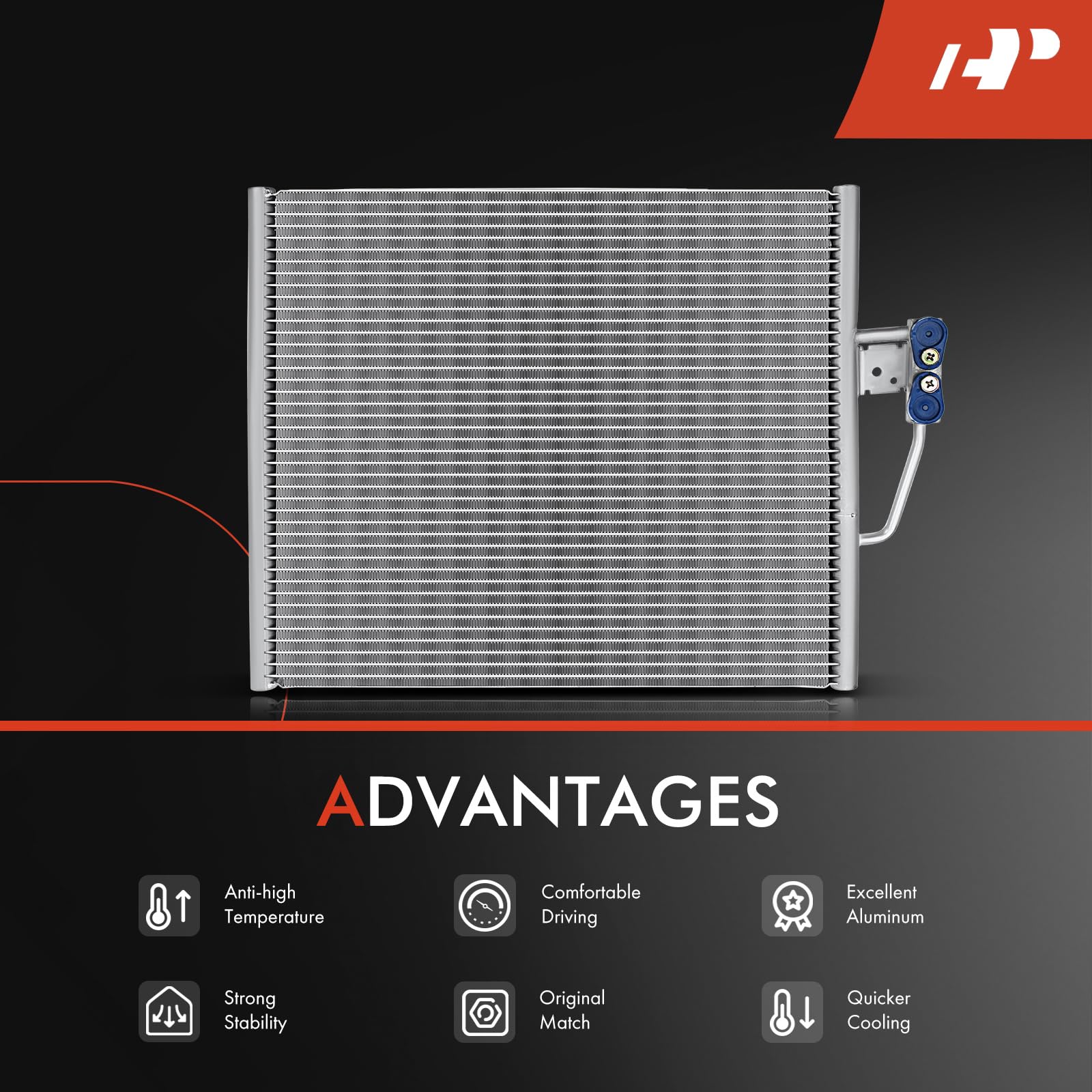 Amazon.com: A-Premium Air Conditioning A/C Condenser Compatible  