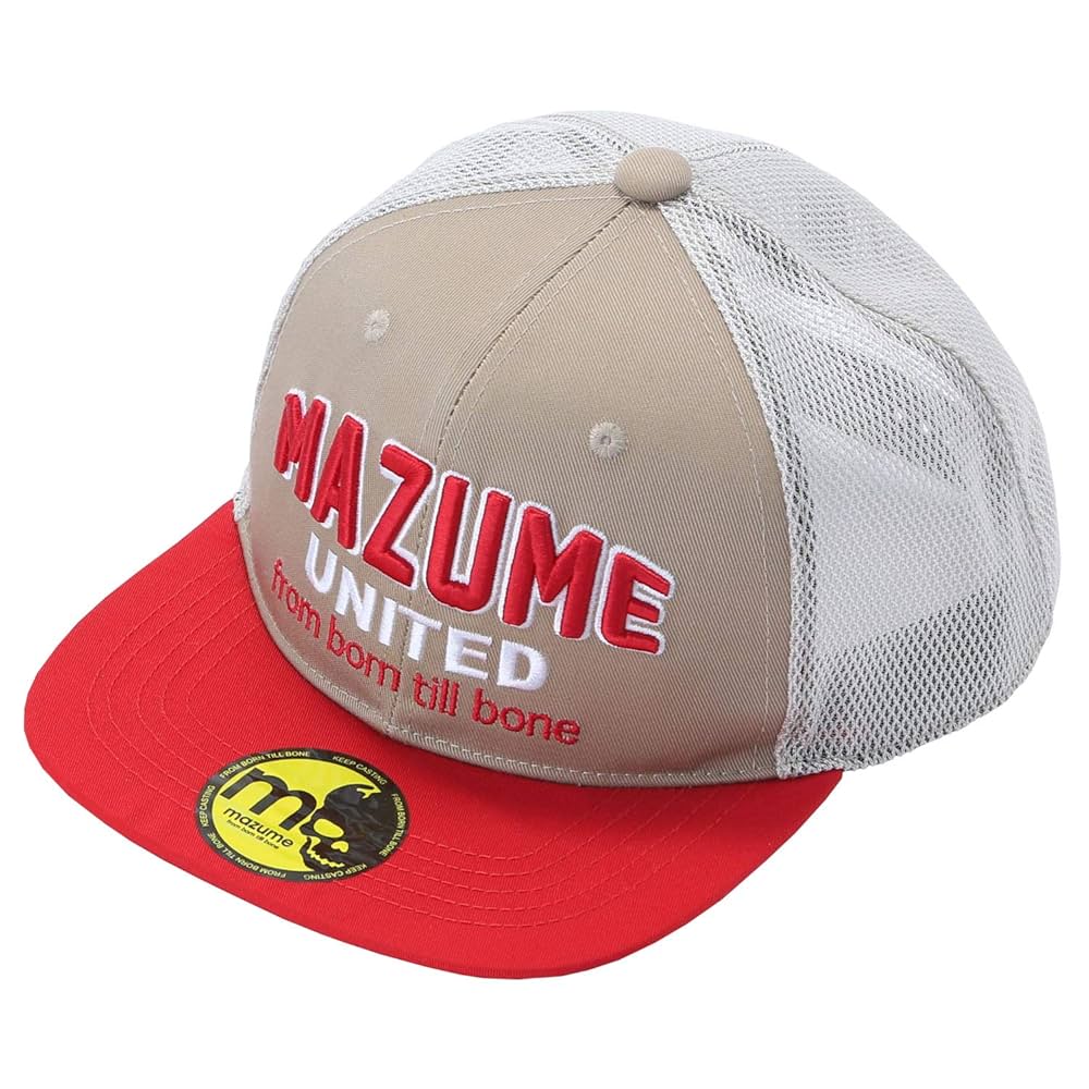 Amazon | マズメ(Mazume) FLAT CAP メッシュ UNITED MZCP-538-04