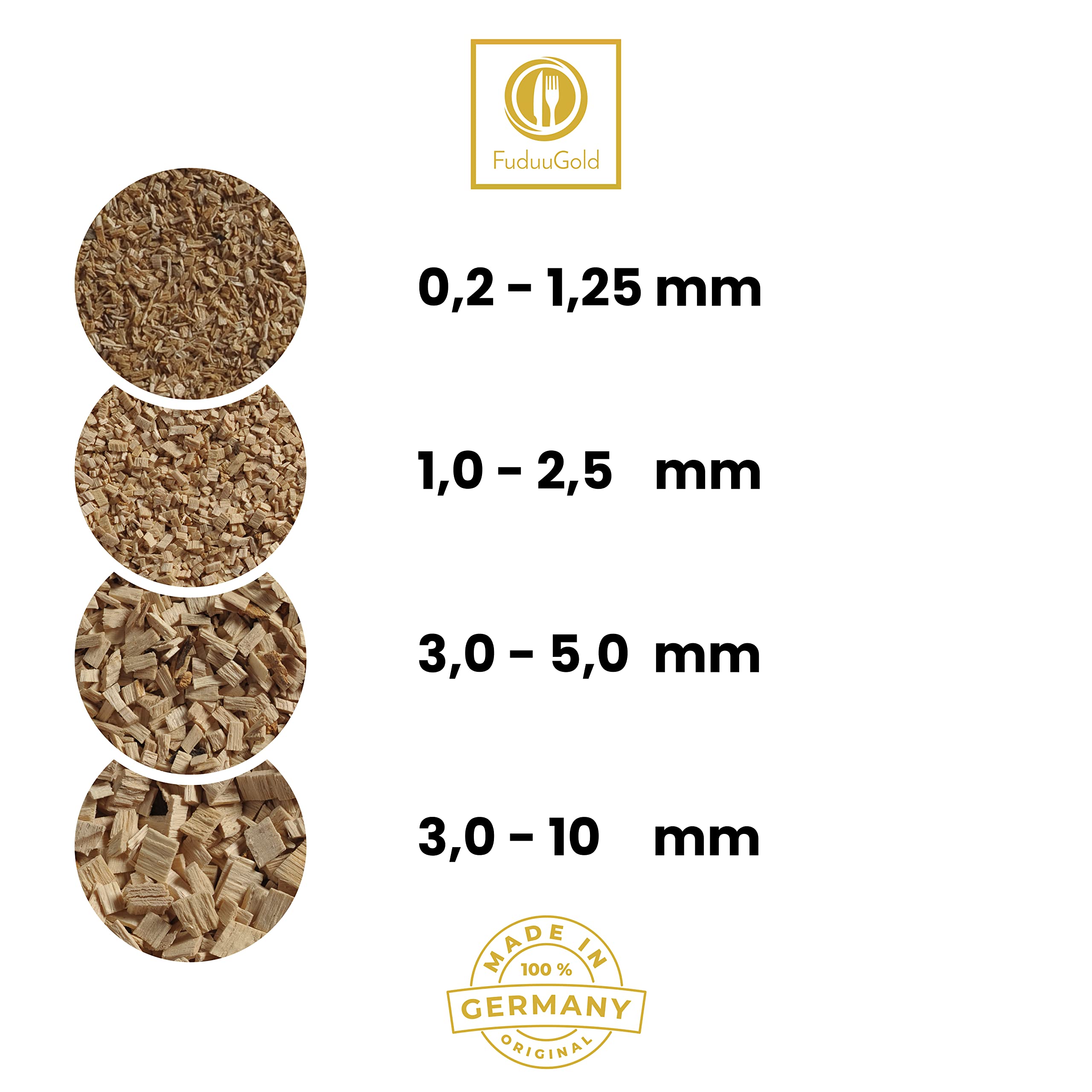 Fuduu Gold - Räuchermehl, HB 500/1000, fein, 15 kg Sack