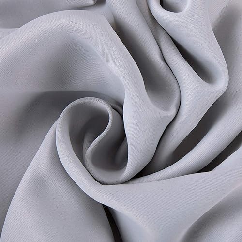 Miniatura 7 de HPD Half Price Drapes Cortinas de oscurecimiento de habitación de 84 pulgadas de largo para dormitorio y sala de estar (1 panel), 50x84, gris niebla