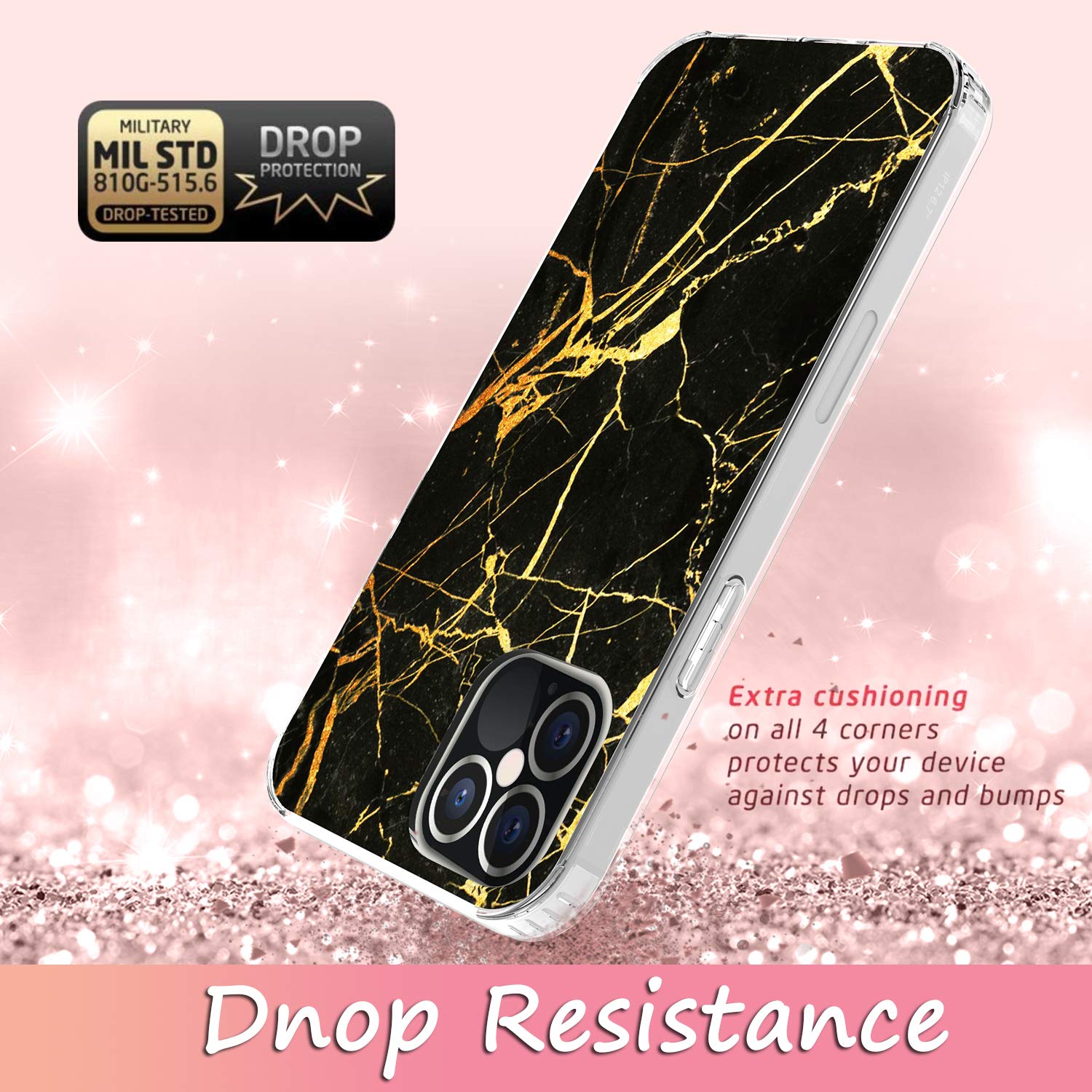 Amazon.co.jp: iPhone 12 Pro Maxケース (6.7インチ) ローズボノ