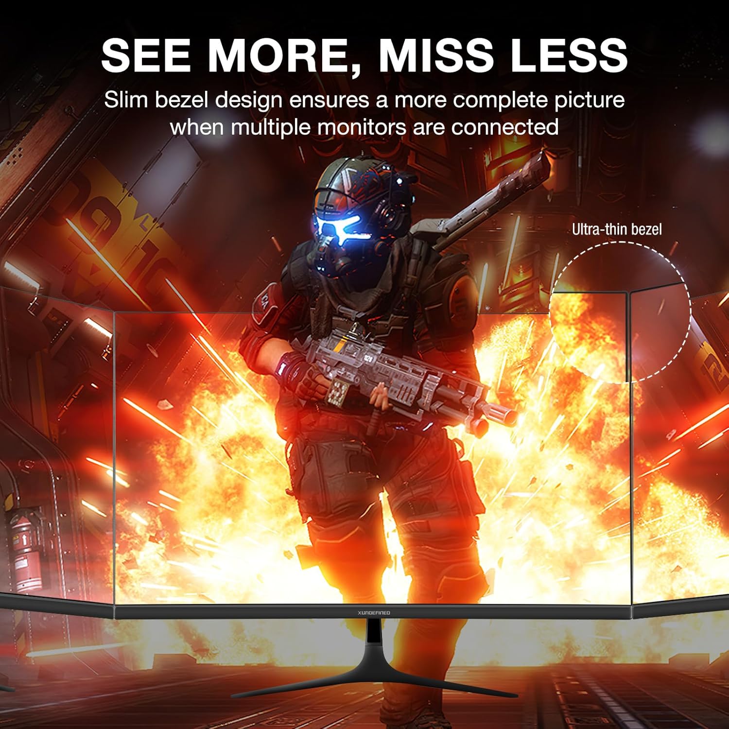 27 inch 1440P Gaming Monitor, 180Hz/144Hz Fast IPS 2K Computer Monitor with Speaker, Free-Sync & G-SYNC, 125% sRGB, HDR10, HDMI x2, DisplayPort x2, Compatible with Switch/Xbox/PS5, VESA Mountable