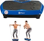 Lifepro Vibration Plate Exercise Machine with Magnetic Acupoints & Handlebars, Whole Full Body Vibration Plate for Fitness & Workout– 99 Speed Levels, Bluetooth Speaker, Resistance Bands