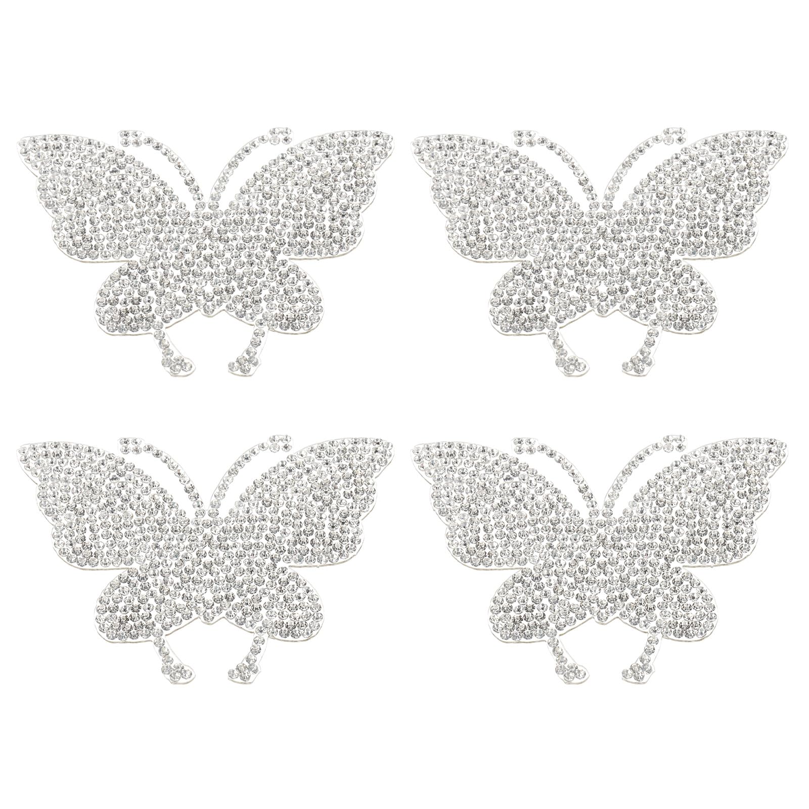 Parches de mariposa para planchar con rhinestones PATIKIL para tapar imperfecciones en ropa