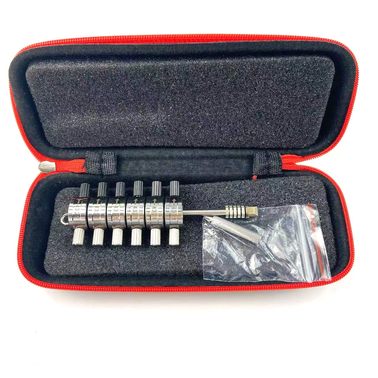 QiDAi Strumento di decodifica e selettore per auto a 6 pin, kit professionale per fabbro (un set)