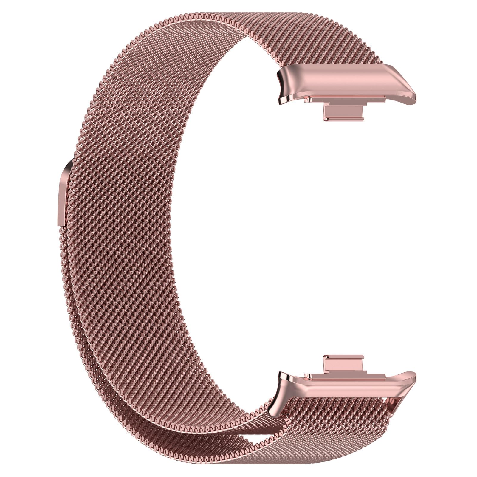 JDIME Cinturino in acciaio inossidabile per redmi orologio da orologio da orologio milanese braccialetto magnetico per loop milanese per xiaomi mi banda 8 accessori da polso da polso da polso