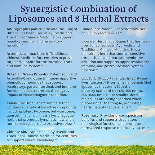 Miniatura 5 de BioPure Vital-9 Fospolípido liposomal Potente combinación botánica de 8 extractos de hierbas y liposomas para apoyar la respiración, intestino,