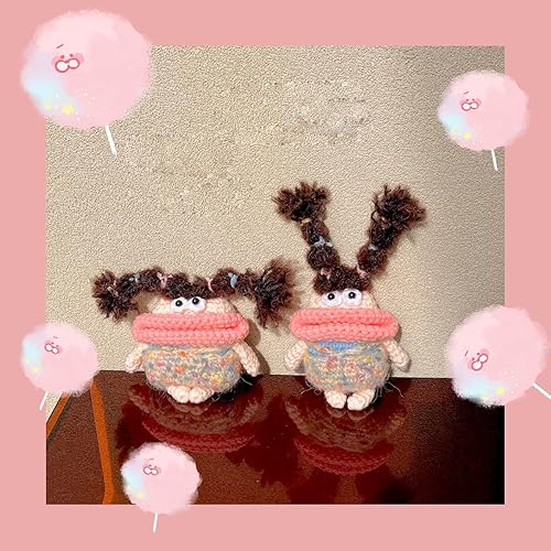 Miniatura 7 de Yatchen Funda de felpa para AirPods Pro, Kawaii Linda muñeca de piel de dibujos animados 3D, diseño de salchicha con rana, divertido mini Airpods