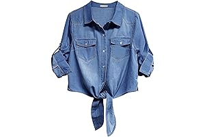 Denim Tops for Women: The Sexy Blue Jean Shirts