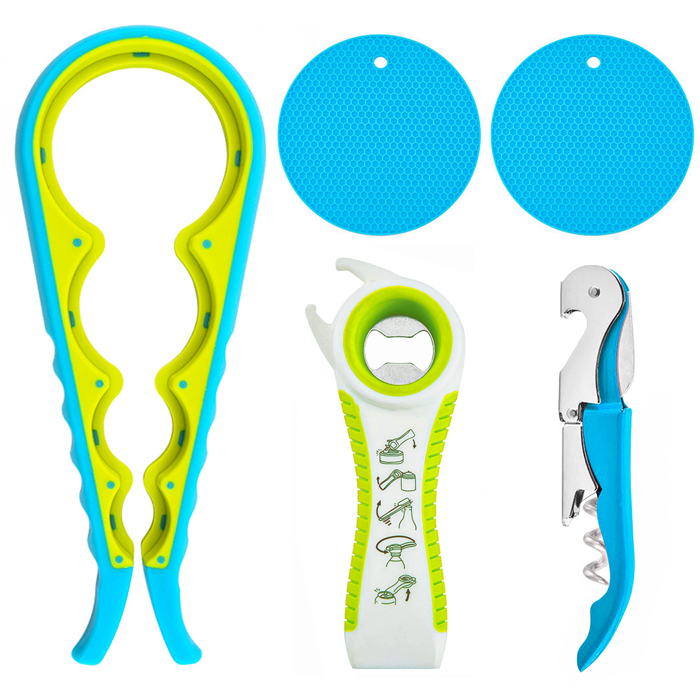 Bottle Opener & Jar Opener For Seniors with Arthritis and Weak Hands.Bottle Opener For Arthritic