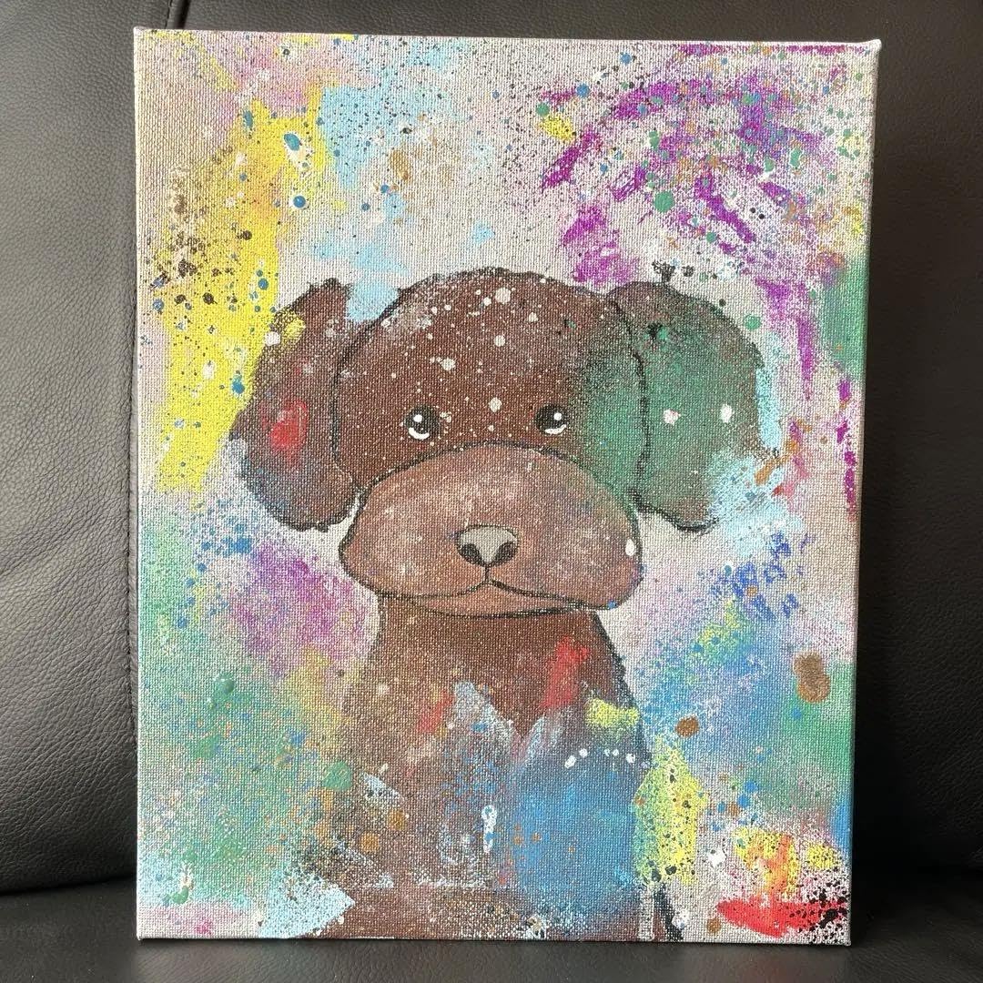 アクリル画 絵画 現代アート インテリア 絵 【夢が終わる】 アート 現代アート 絵画 アクリル画 額付き