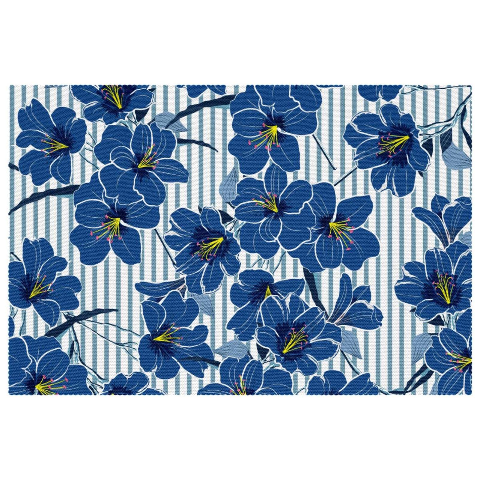 Sets de table à fleurs bleues : protégez vos tables des taches et de la chaleur