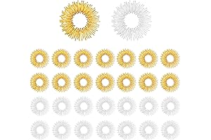 30-Pack Anxiety Relief Fidget Rings
