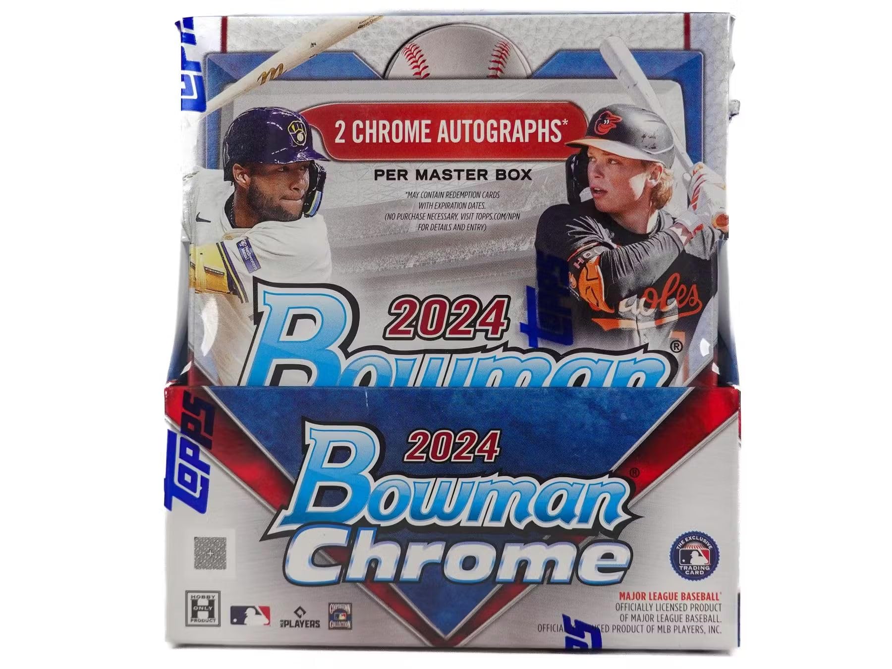 Amazon.com: 2024 Bowman Chrome Baseball HOBBY box (12 pks/bx