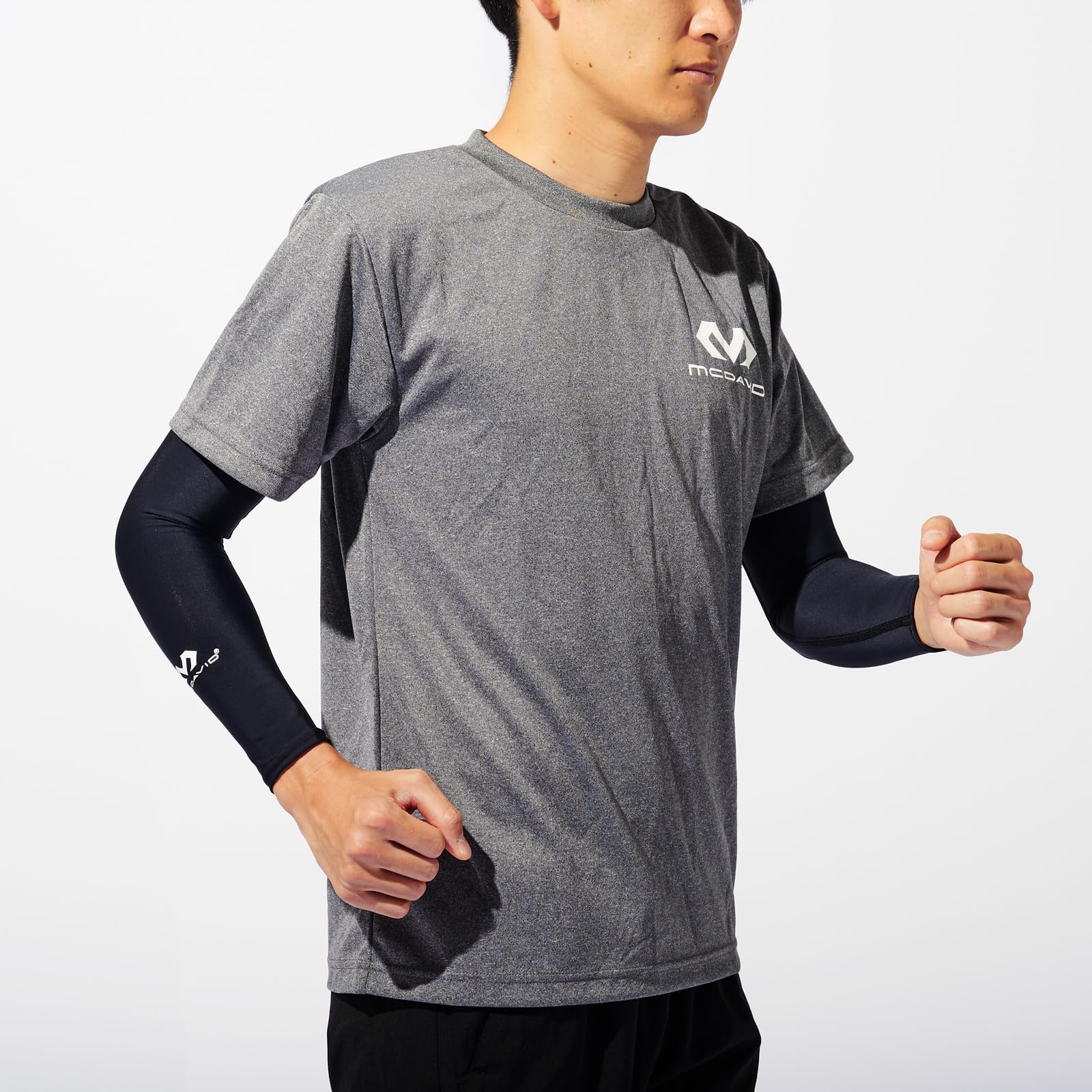 【公式】バスケットボール 渡邊雄太選手 愛用ブランド マクダビッド (McDavid) パワーアームスリーブ 腕 サポーター アームカバー コンプレッション 着圧 疲労軽減 吸汗速乾 日焼け UVカット 通気性 スポーツ バスケ 野球 ランニング - 5