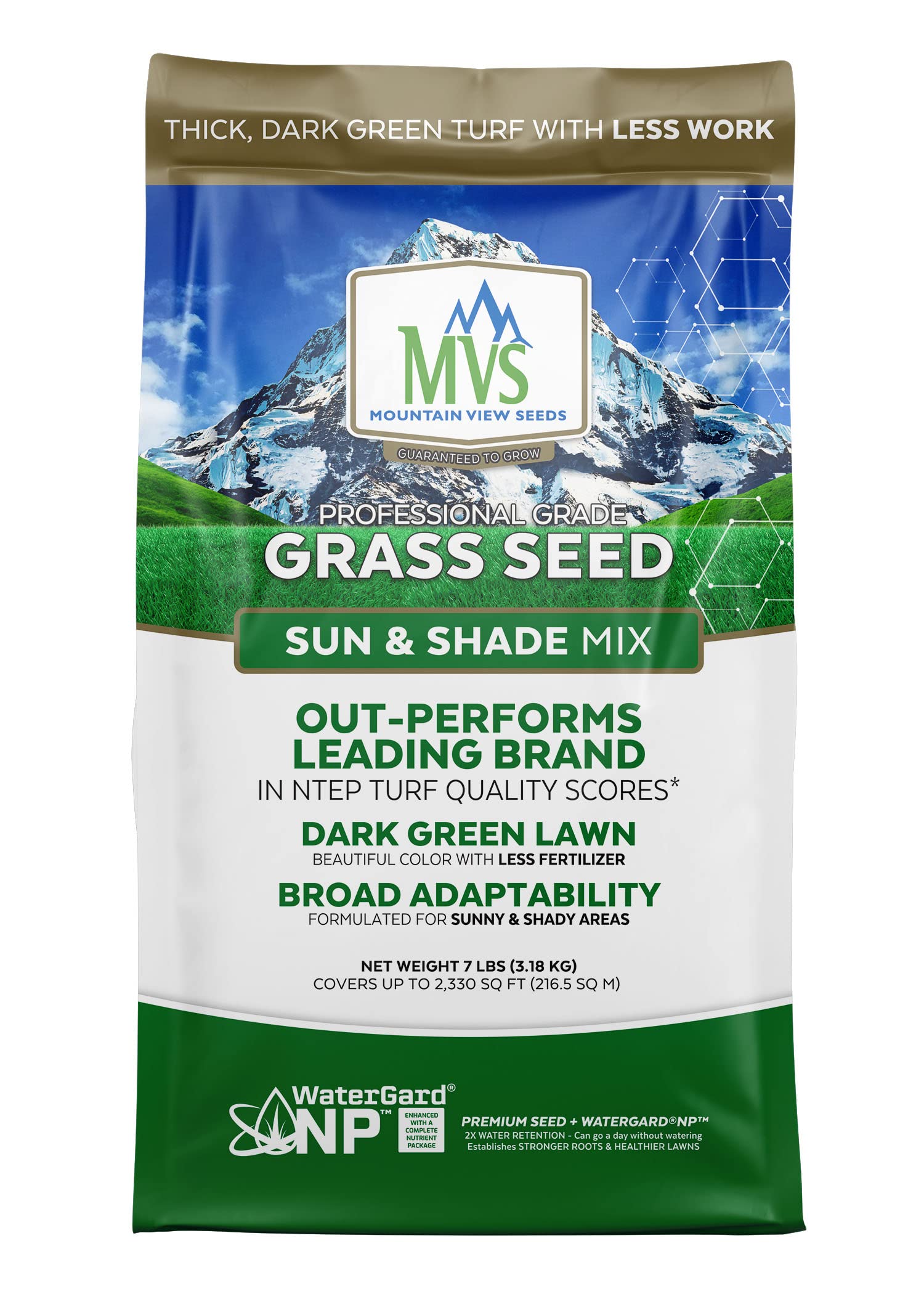 MOUNTAIN VIEW SEEDSun & Shade, 7 Pounds