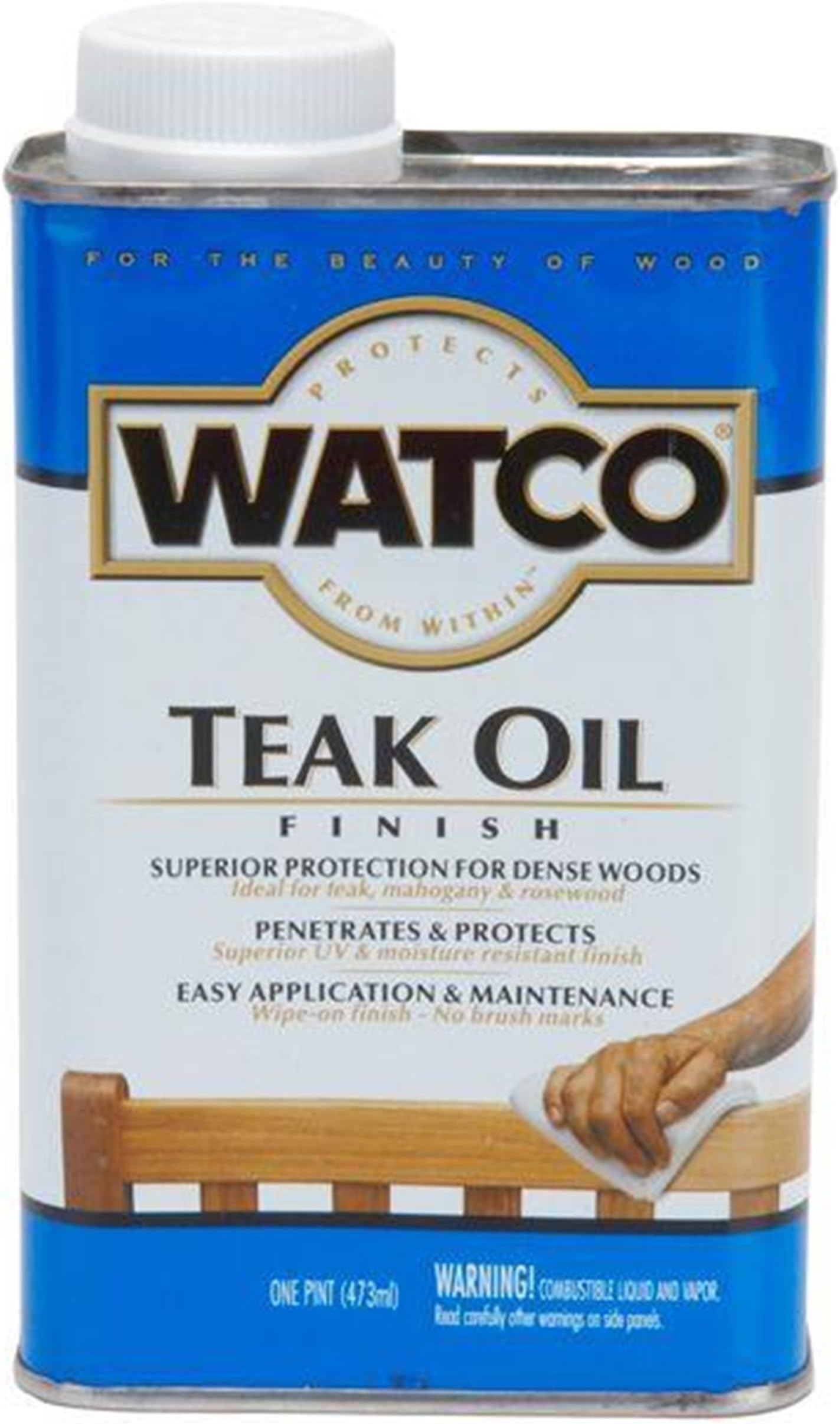 Brown Oil-Based Teak Oil Finish 1 pt.