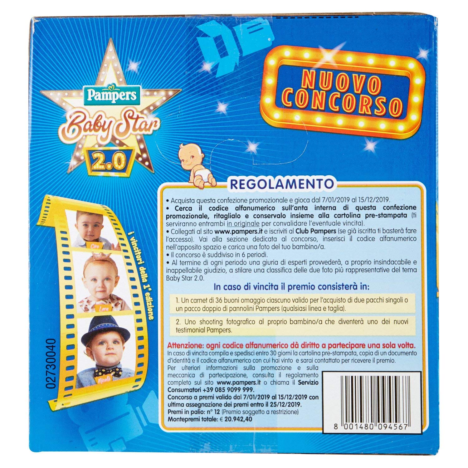 Pampers Progressi Pannolini Mini, Taglia 2 (3-6 kg) - Paco da 112 Pezzi