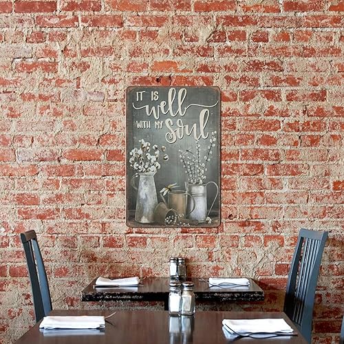 Miniatura 21 de Letreros creativos de lata con definición de agente inmobiliario, divertido letrero de metal retro para decoración de pared para el hogar, jardín