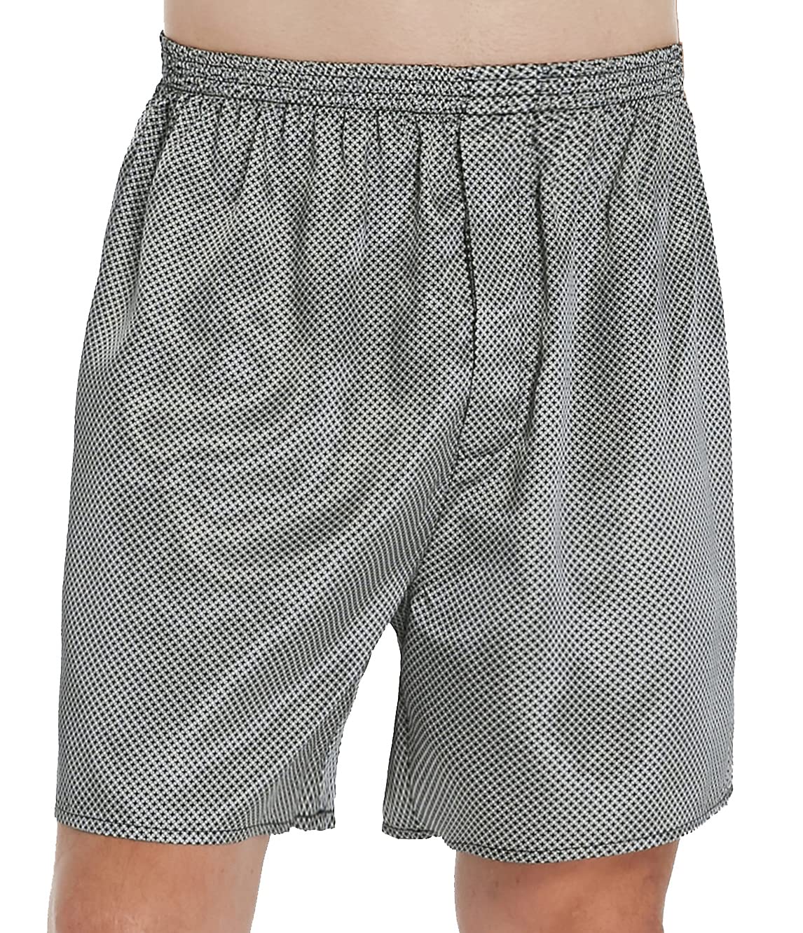 Lavenderi Men's Silk Satin Boxer Shorts, Pajama Shorts
