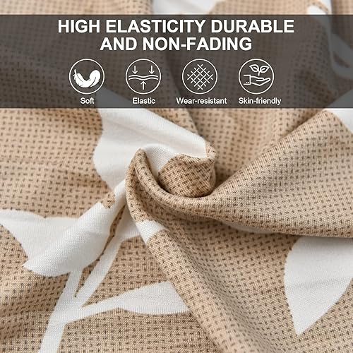 Vista 94 de Eco-Ancheng Funda para silla de comedor, funda extraíble para protección de banco, asiento y silla, sala de estar y cocina A1