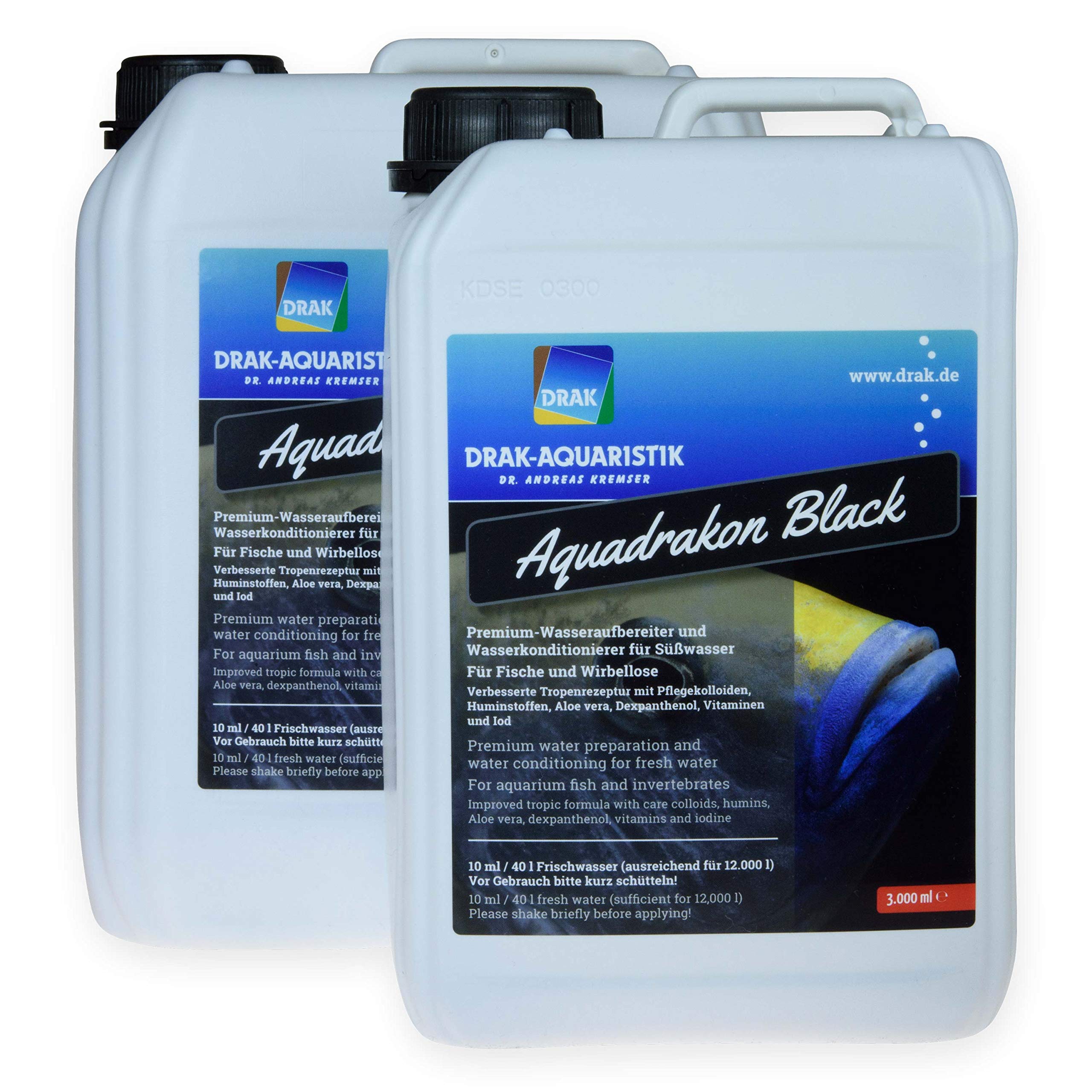 Aquadrakon Black Wasseraufbereiter 3,0 l Kanister