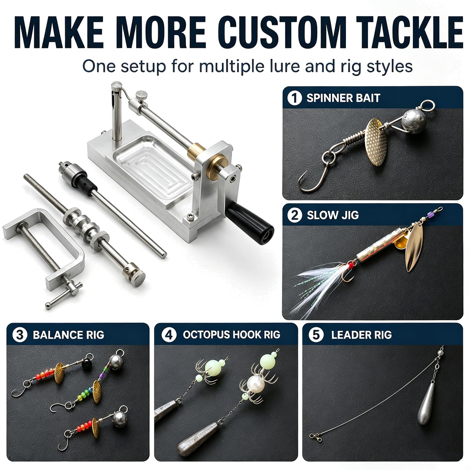 Outil De Formage Et De Torsion De Fil, Kit De Pliage Et De Bouclage De Fil pour Leurres De Pêche, Enrouleur De Ligne Et Station Montage Mouches, Compatible avec Les Fils De 0,3 à 0,9 Mm