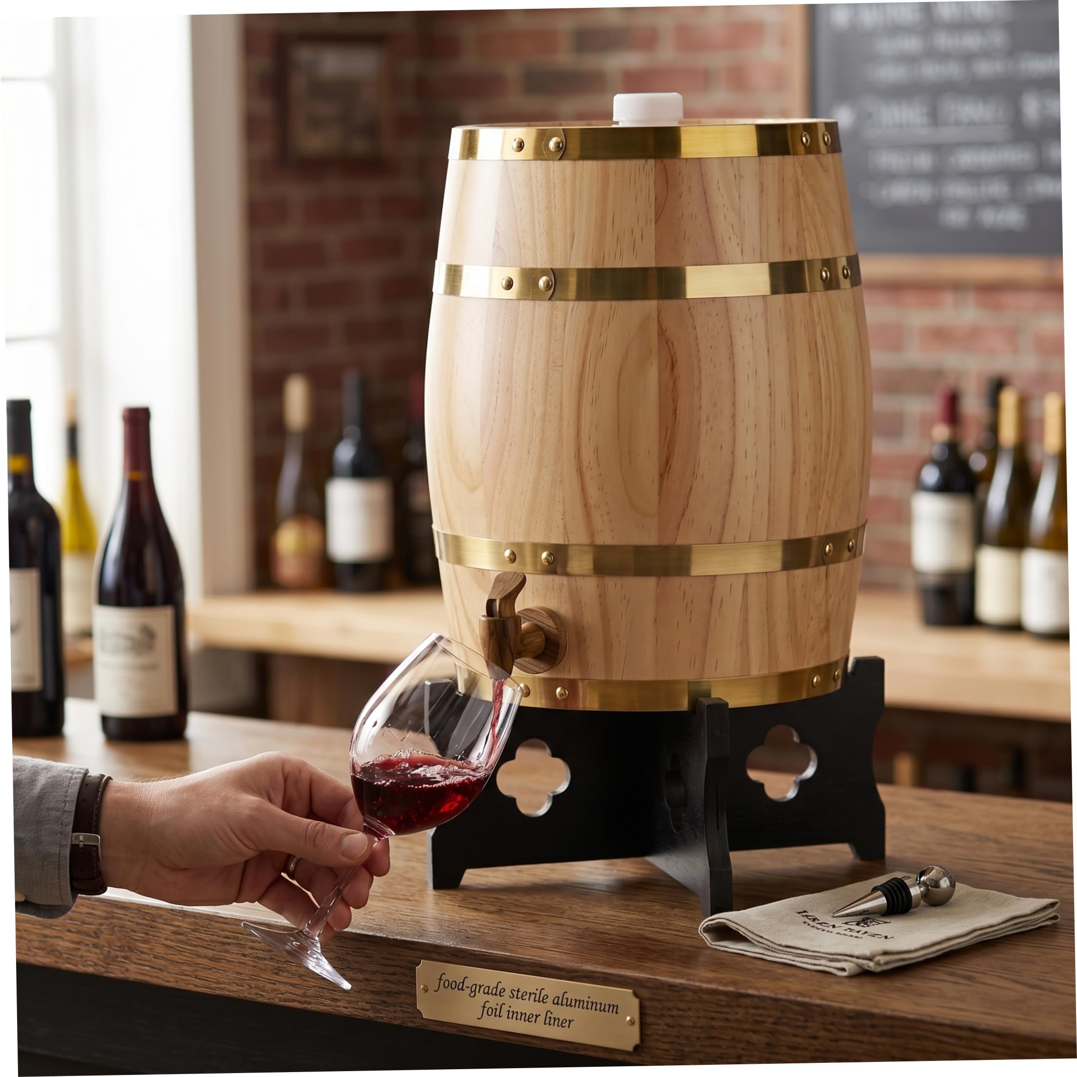 Distributeur de fûts de Whisky 5 L en bois noble pour votre maison