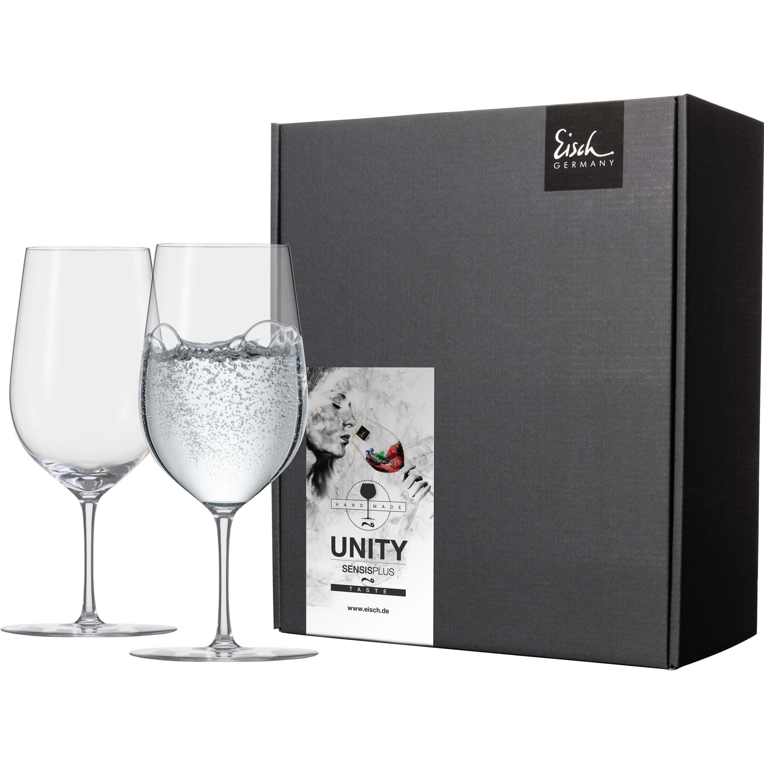 Verre à eau Eisch Unity contre les saveurs ternes pour retrouver la fraîcheur du cristal