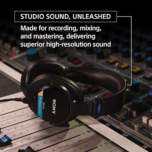 Miniatura 2 de Sony Auriculares con monitor cerrado de referencia profesional MDR-M1