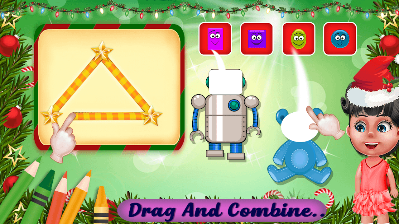 Christmas Geometry Shape For Kids - App on Amazon Appstore
