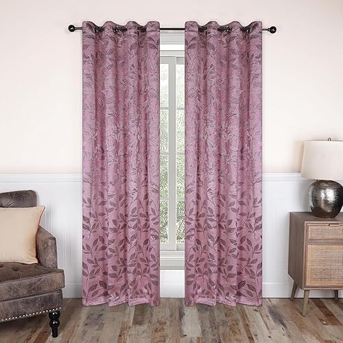 Miniatura 25 de Superior Cortinas opacas, oscurecimiento de la habitación para dormitorio, bloqueo solar, térmicas, cortinas bohemias modernas, colección de hojas