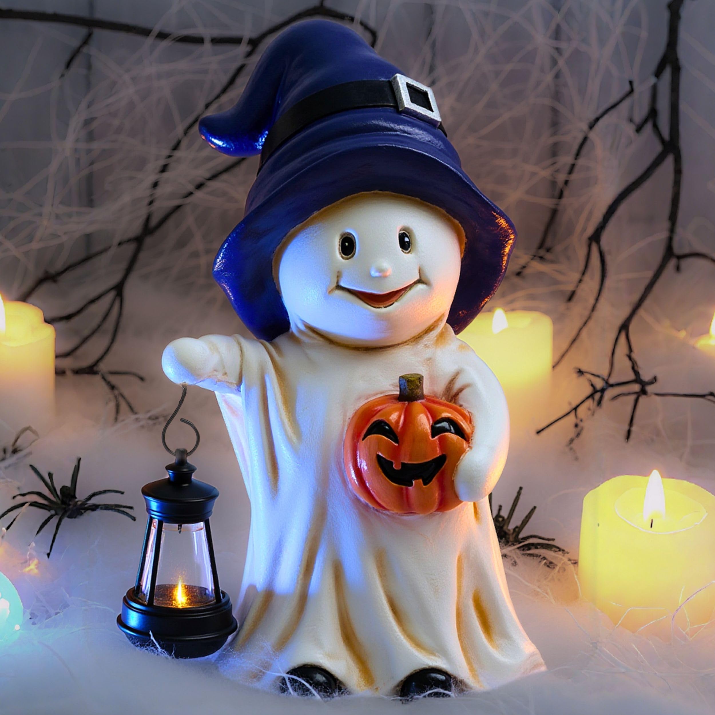 TERESA'S COLLECTIONS Light Up Halloween Ghost Table Decorations - Image 2