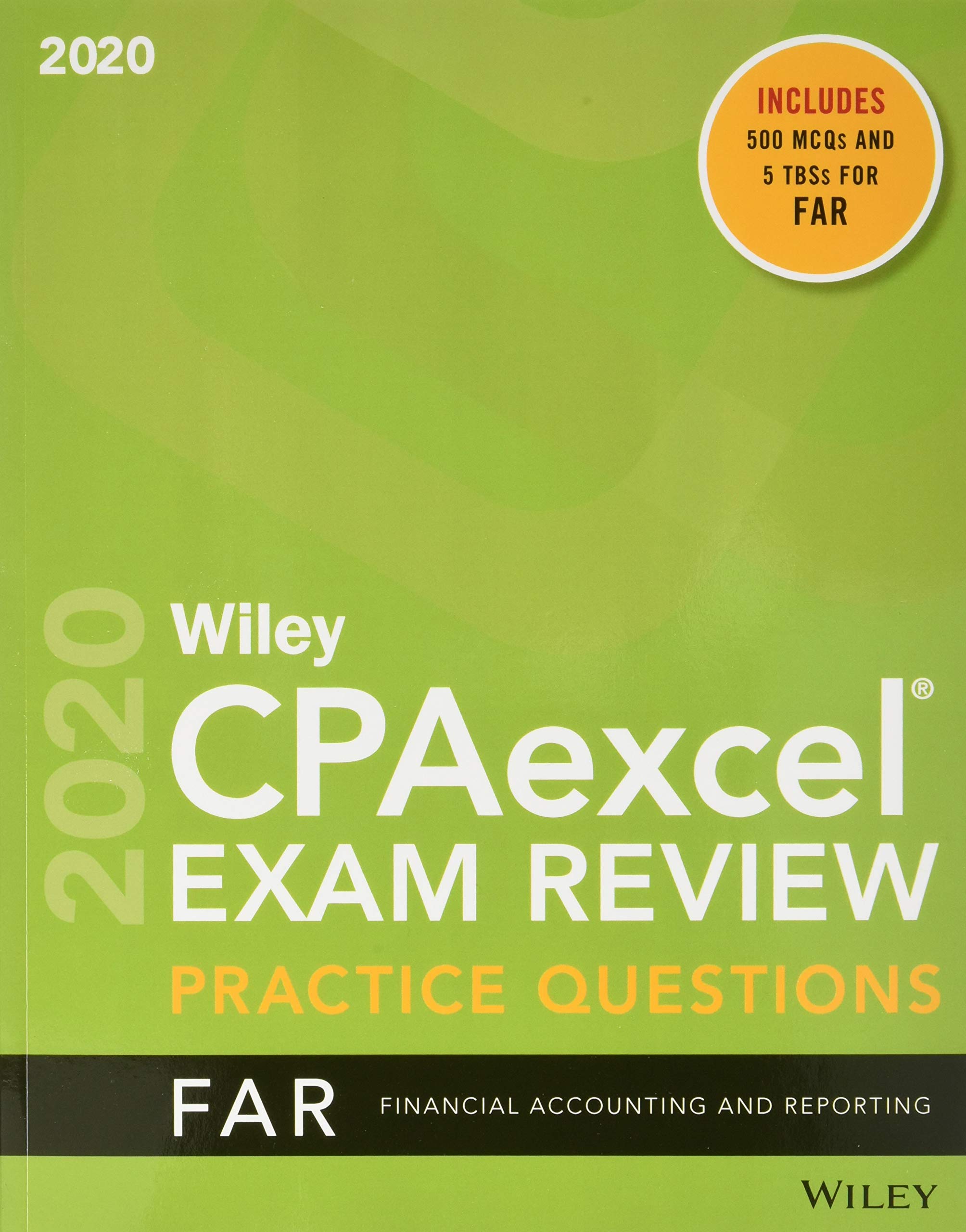 Wiley CPAexcel Exam Review 2020 Study Guide + Question Pack: Financial Accounting and Reporting (Wiley CPA Exam Review Financial Accounting and Reporting)