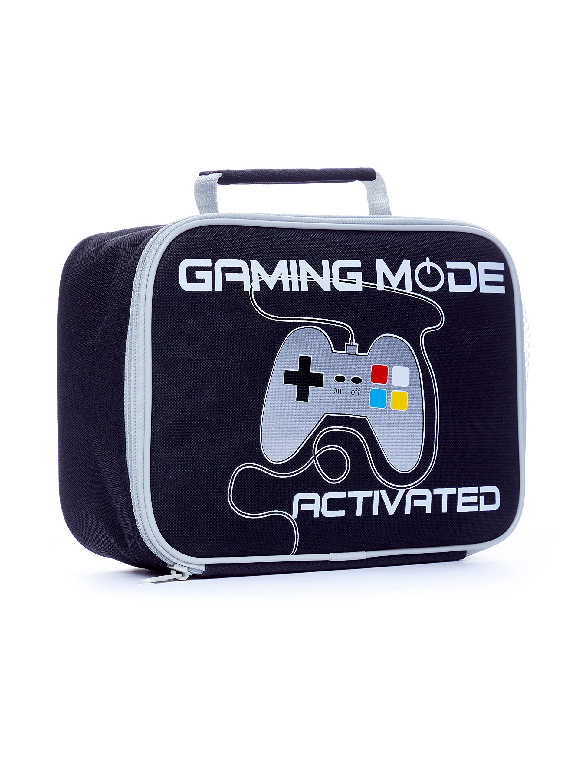 Gaming Mode Activated Gaming School Lunchbag Lunch Box Bag Black