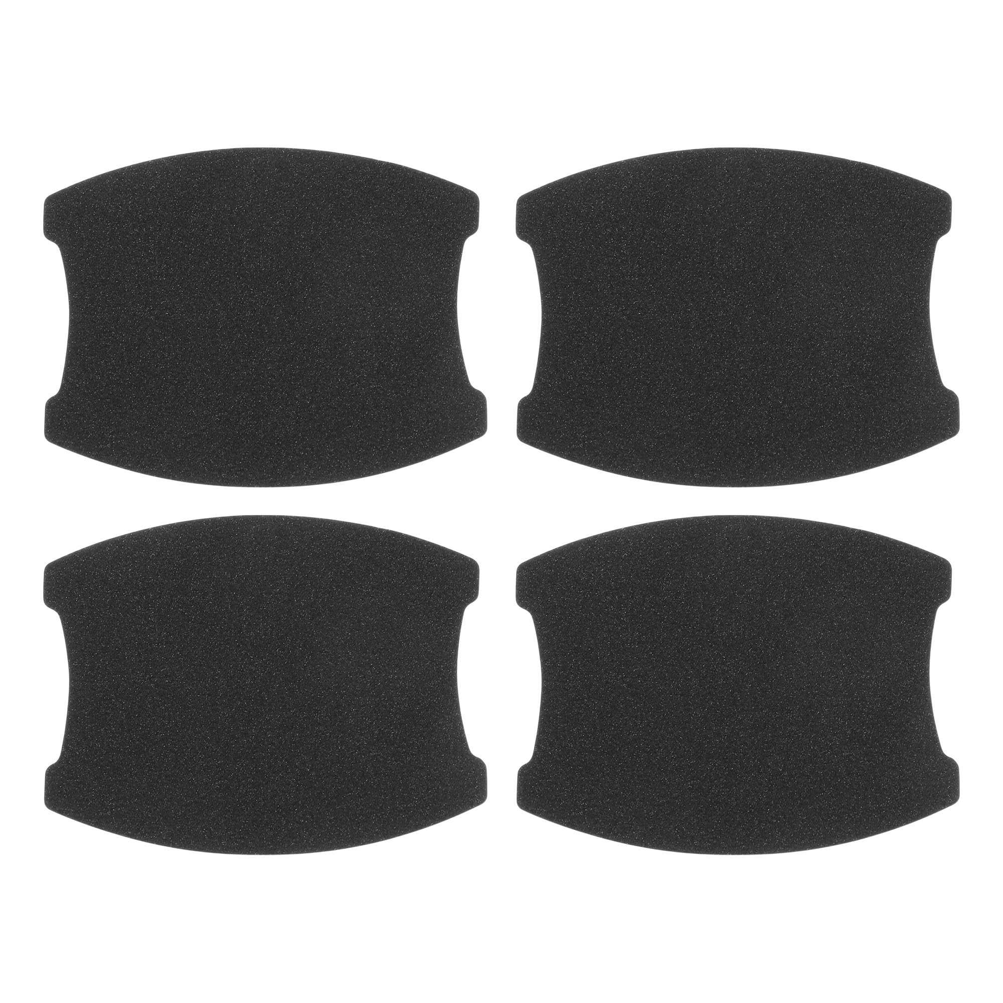INFINAUTO Car Door Handle Scratch Protector, 68x85mm Car Door Handle Protective Film Matte Black, 4 Pcs