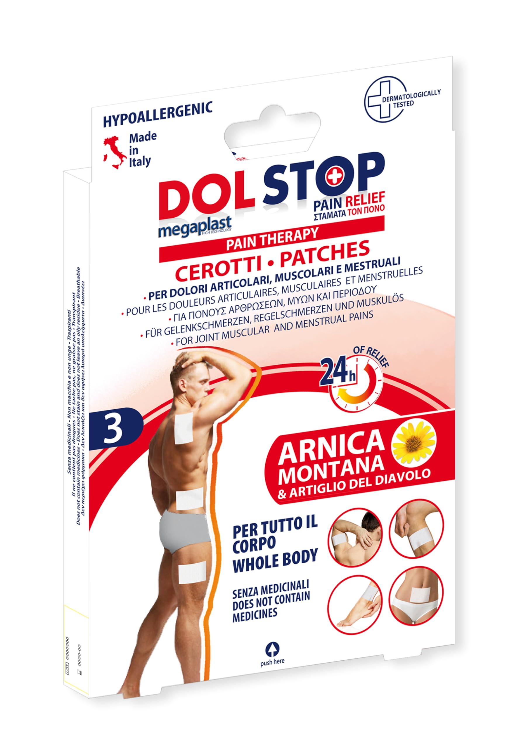 PARODI & PARODI - Patch Per Dolori Articolari E Muscolari, 3Pz