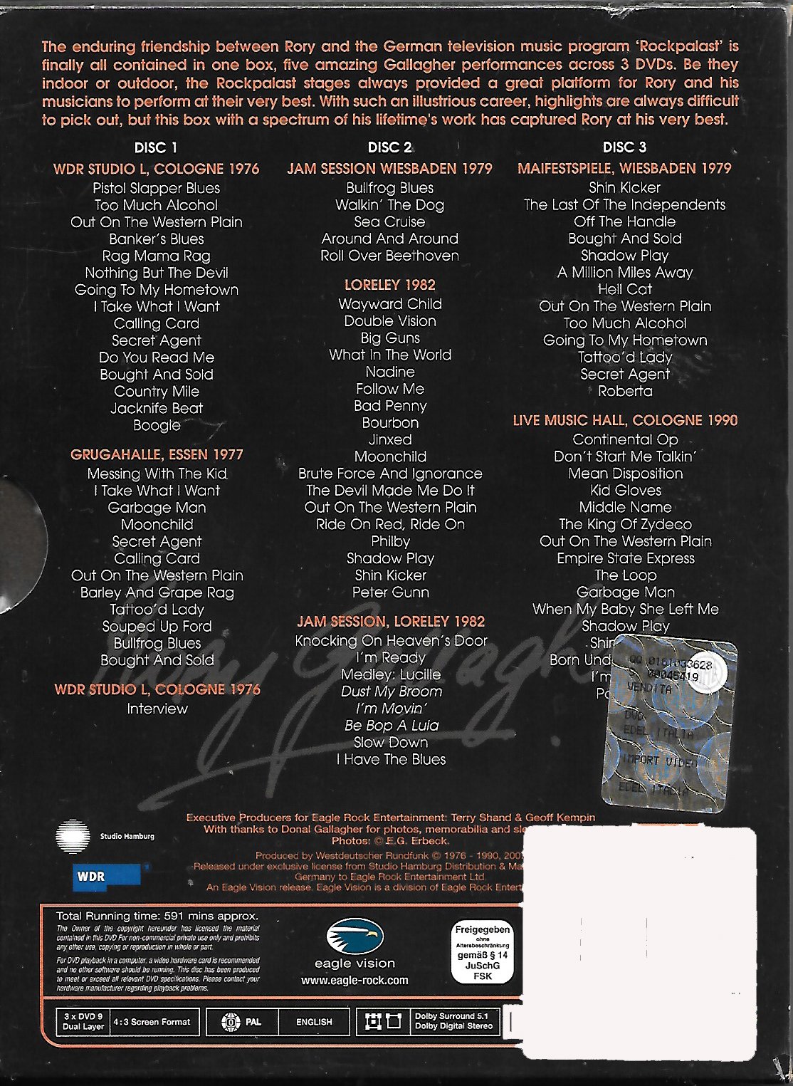 Gallagher Rory - Live at Rockpalast