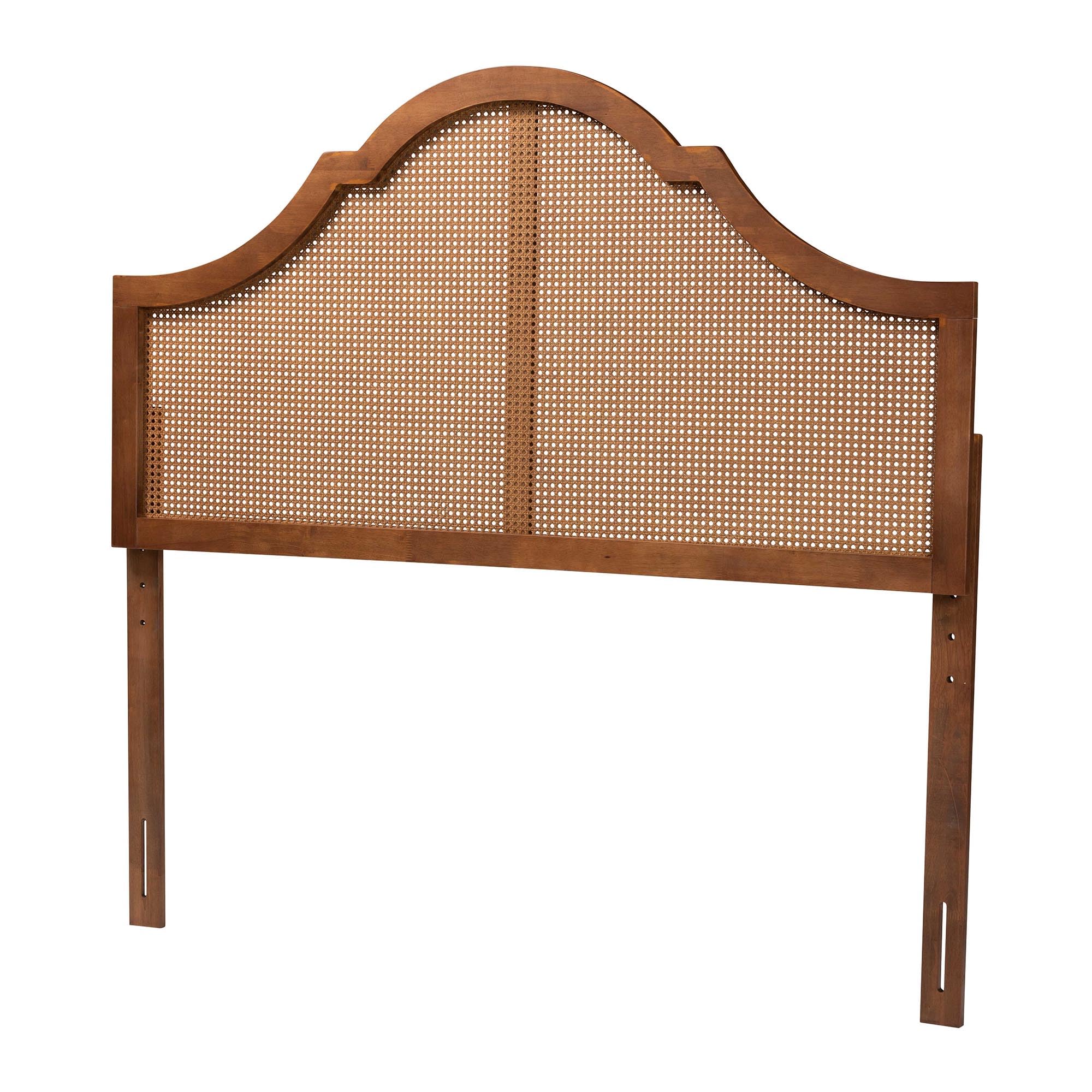 Baxton Studio Camila Headboard, King, Ash Walnut