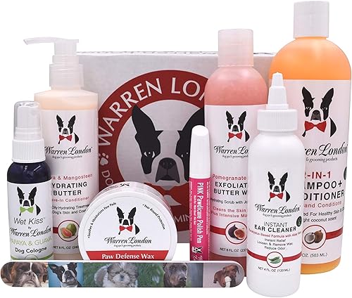 Warren London Cajas de regalo para perros Regalos para mascotas que contienen múltiples productos de spa de lujo Caja de cumpleaños para perro