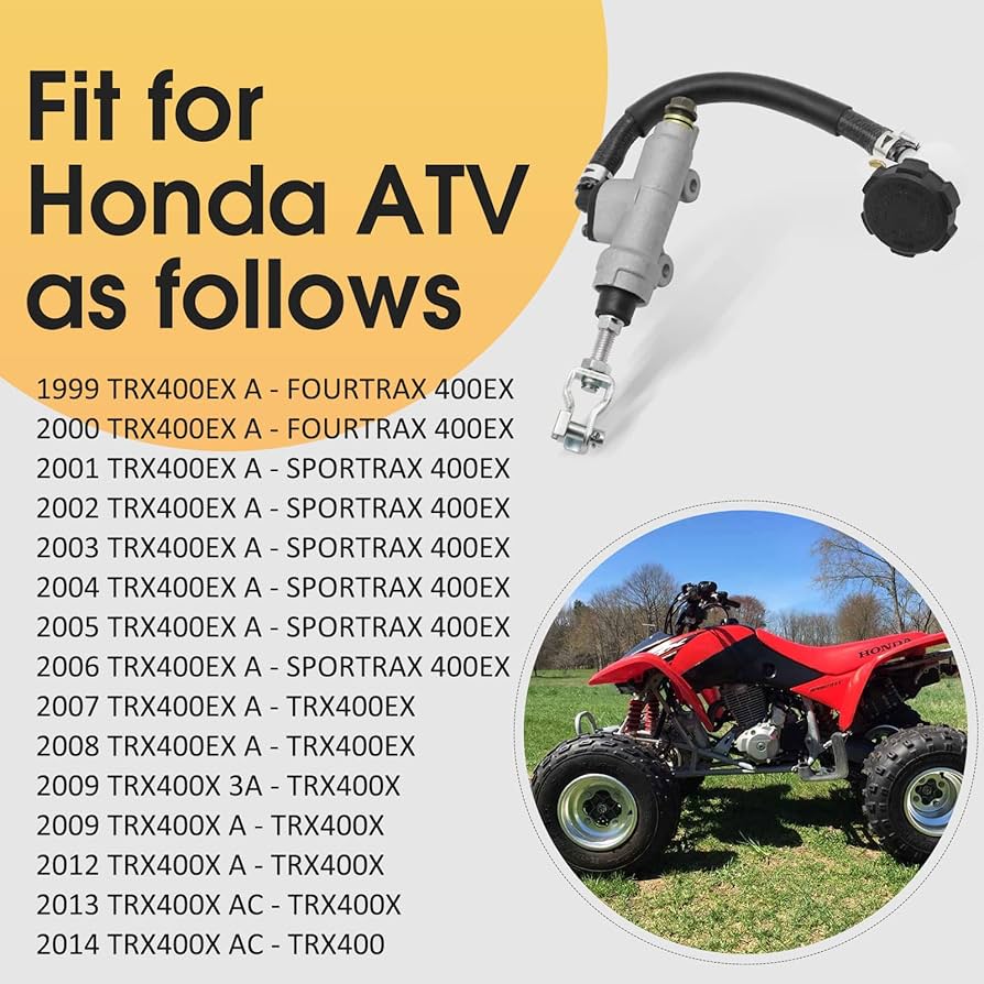 Amazon.com: M MATI Rear Brake Master Cylinder Assembly for Honda